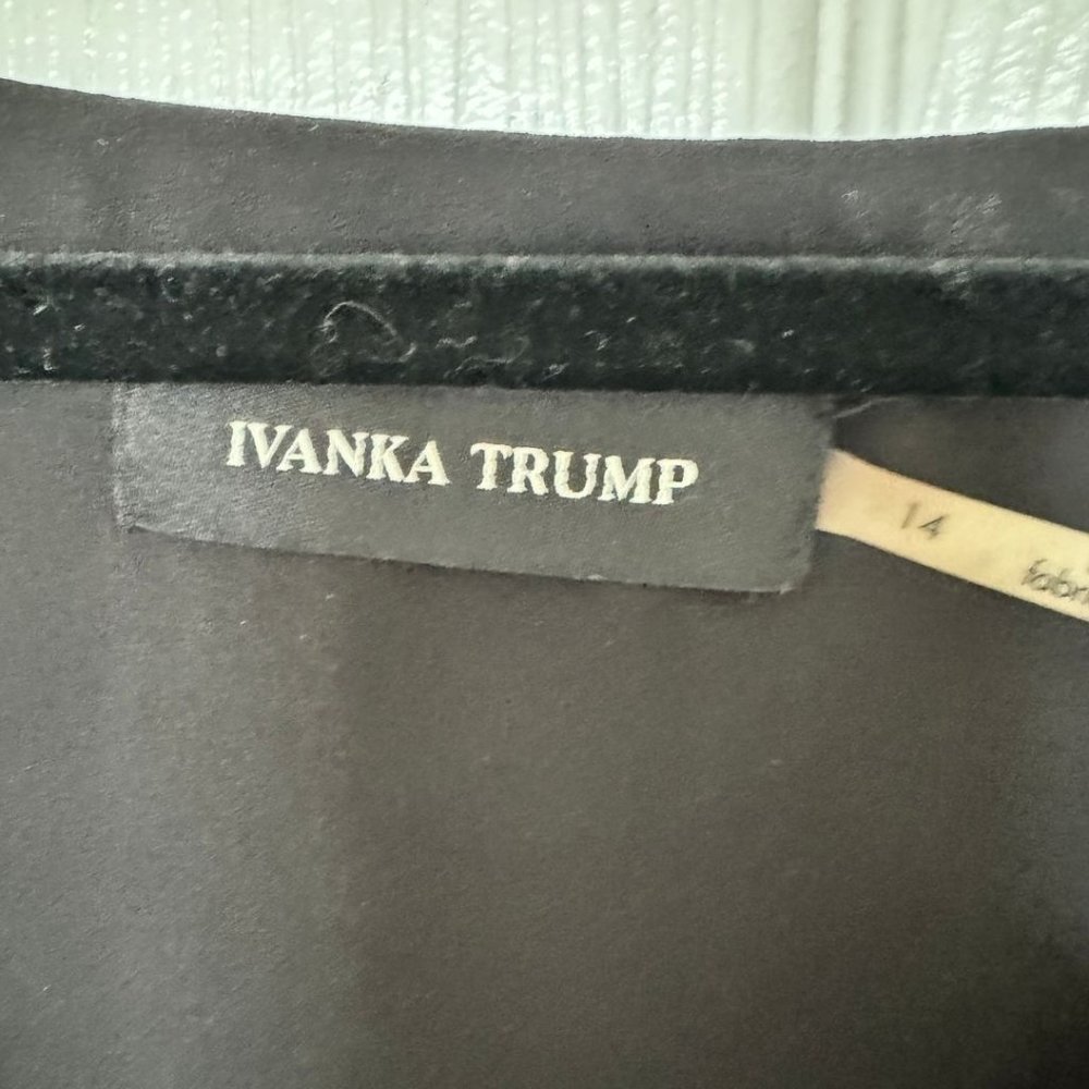 Black and purple floral dress | US 14 - Picture 5 of 5